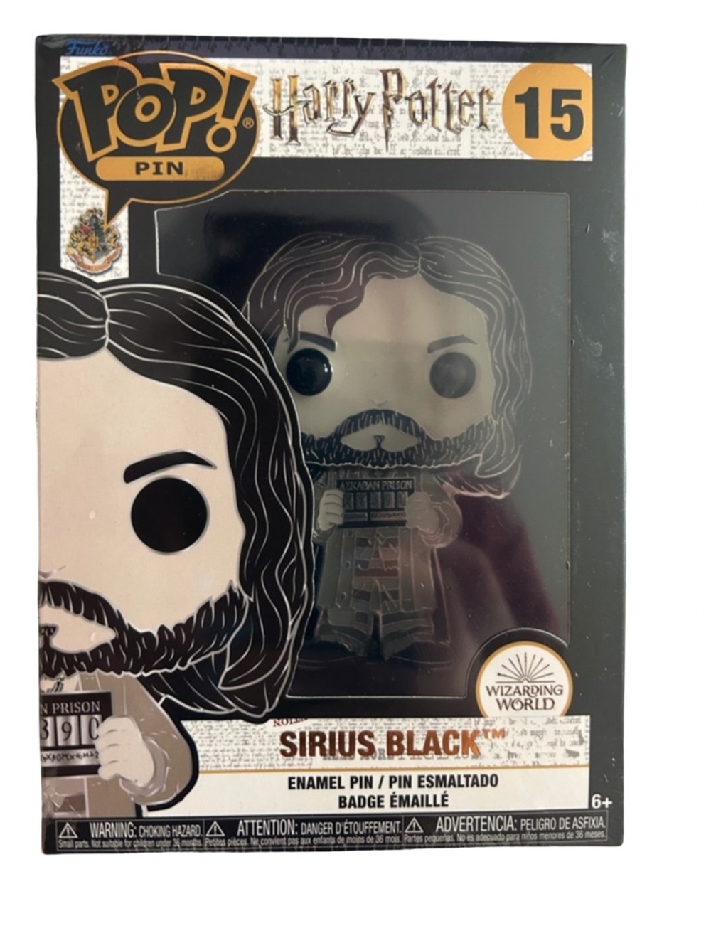 Funko Sirius Black Enamel Pin - Maroon & Black